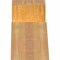 Ekena Millwork Portland Rough Sawn Timber Gable Bracket, Western Red Cedar, 60"W x 10"H x 6"D x 6"F, 4/12 Pitch GBW060X10X0606POR00RWR - alternate 5